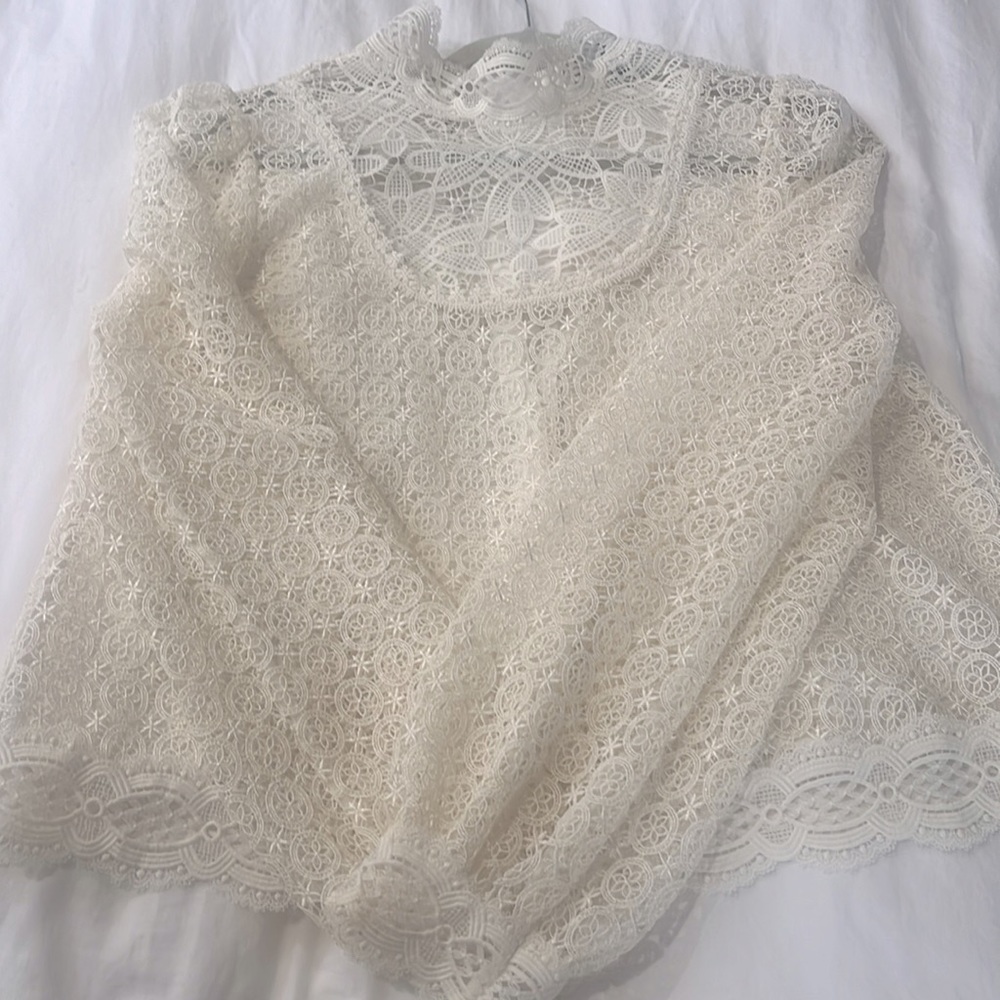 The Kooples Heirloom Lace Blouse